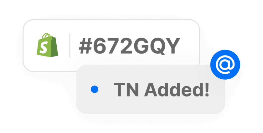 Tradelle parcel order status tracking