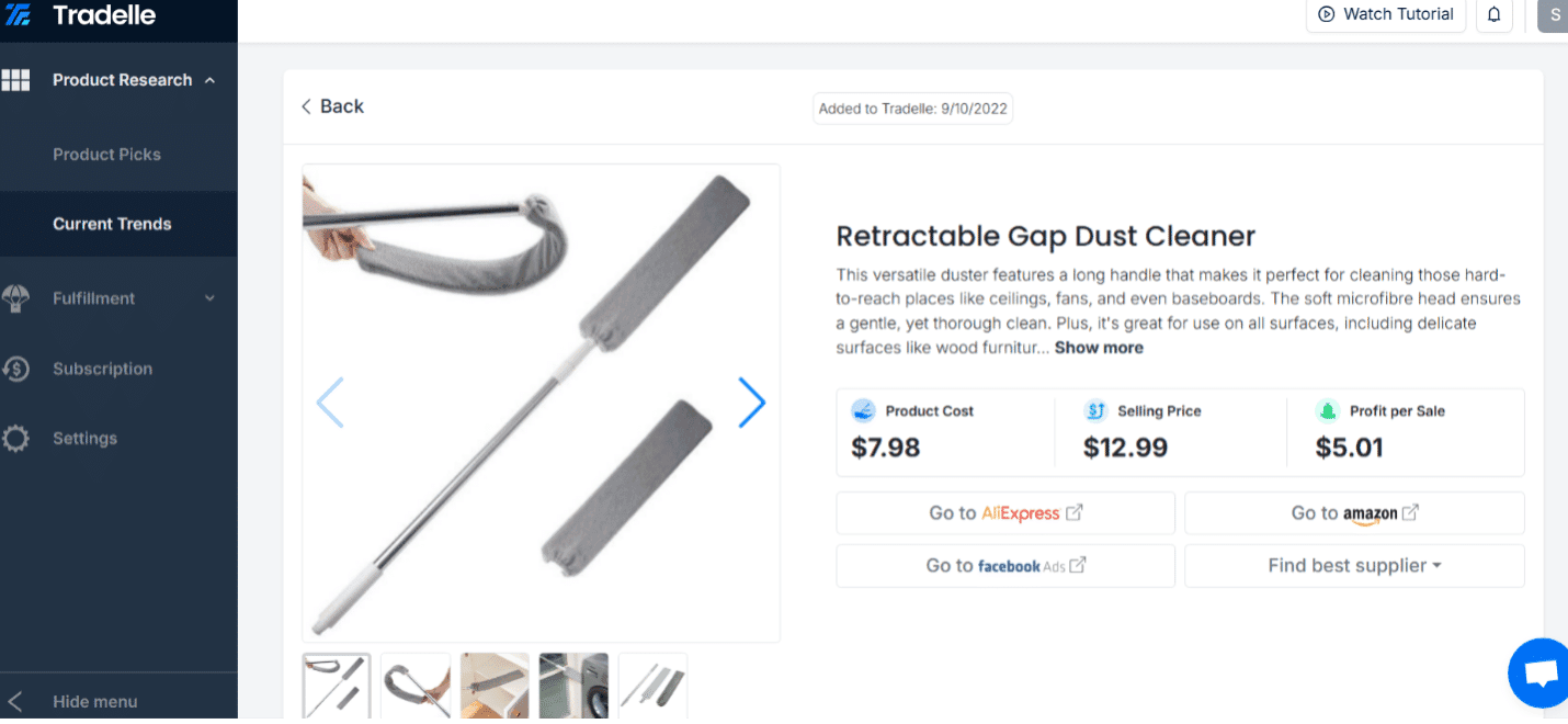 Winning product in the household niche