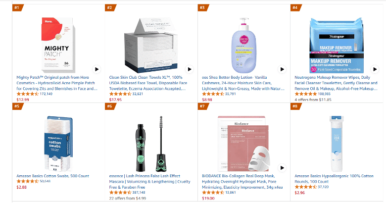 Amazon's product selection