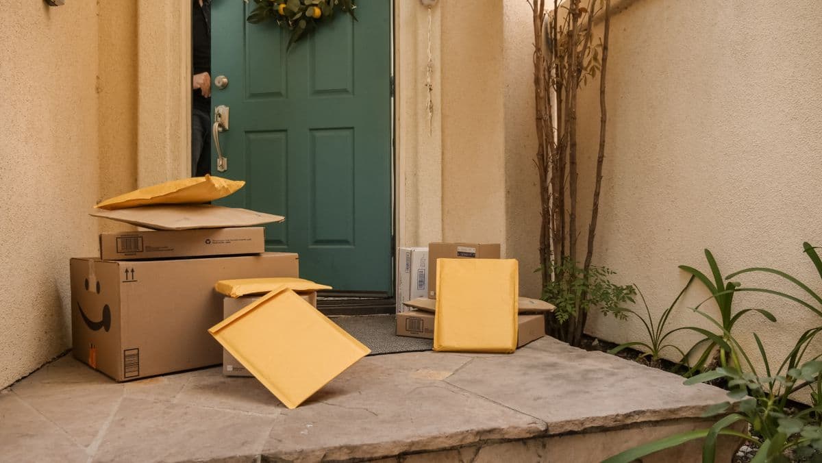Parcels delivered to a doorstep: what a dropshipping customer should experience