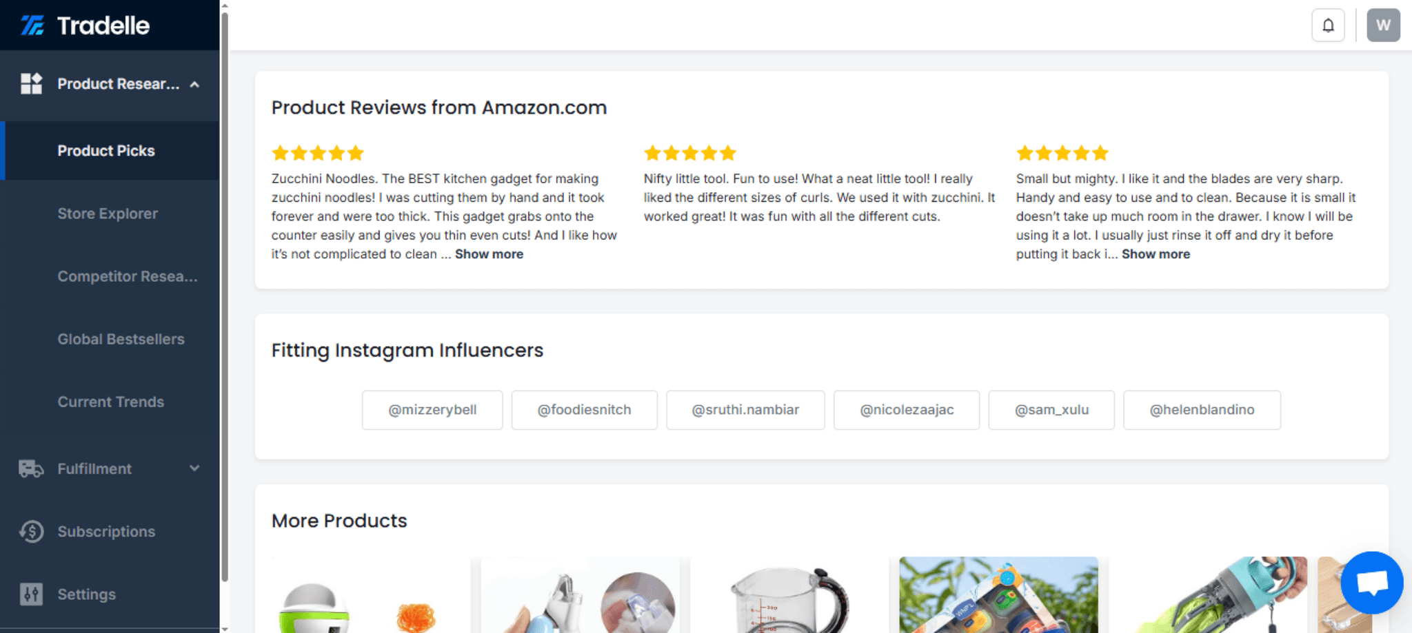 The Best Dropshipping Niches For 2026: Product Reviews Tradelle Dashboard