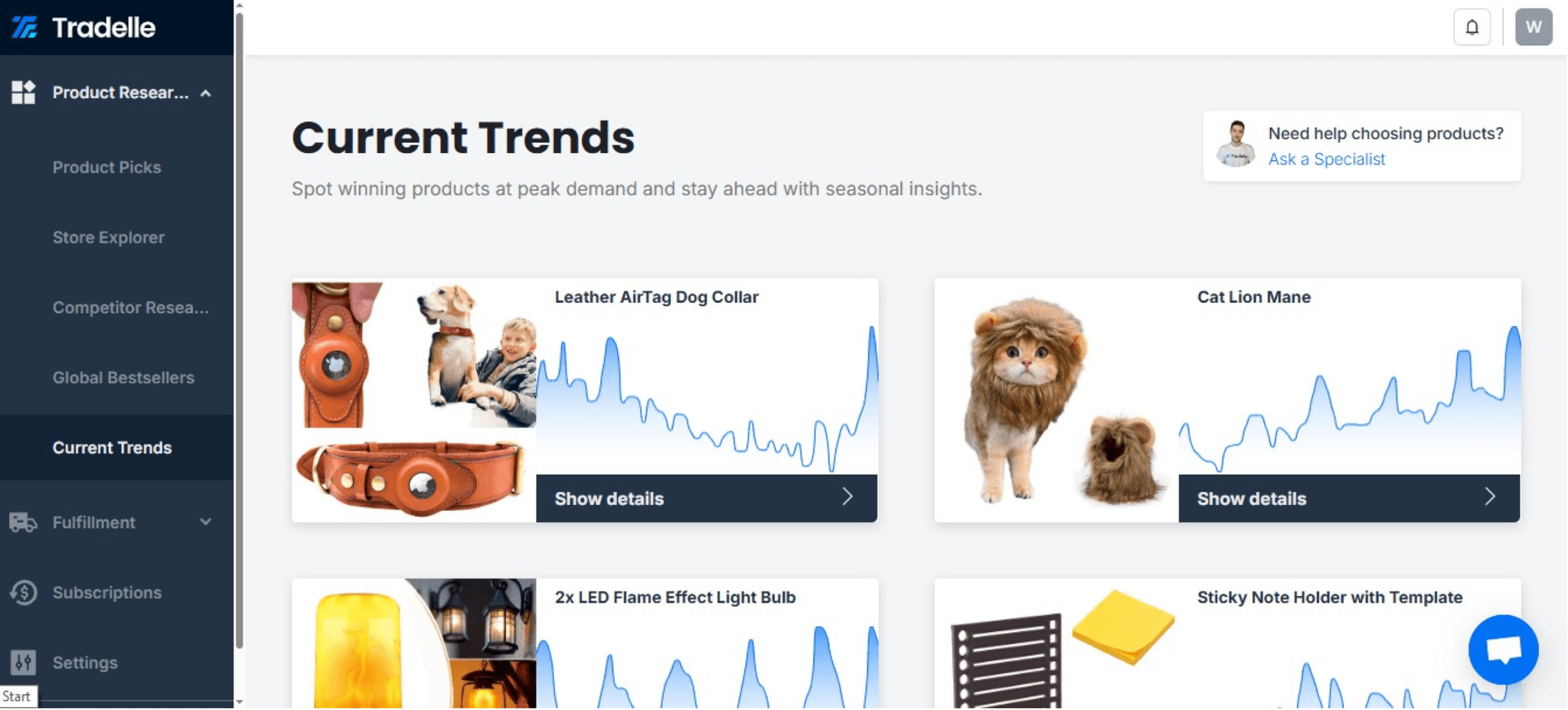 The Best Dropshipping Niches For 2026: Current Trends Tradelle Dashboard