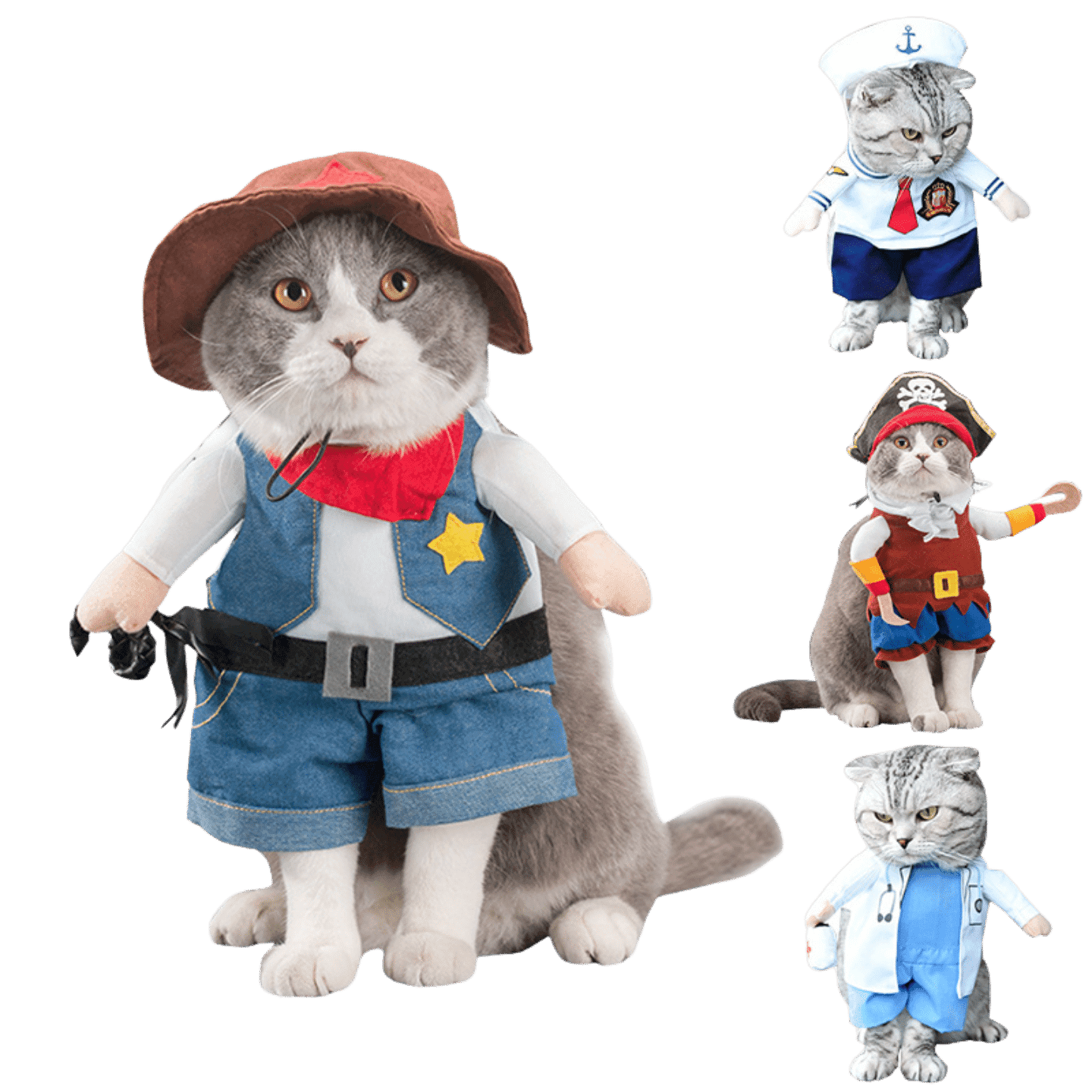 Funny Cowboy Pets Costume