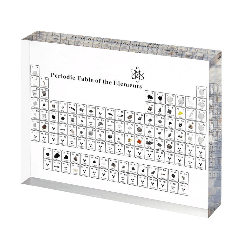 Periodic Table with Real Elements