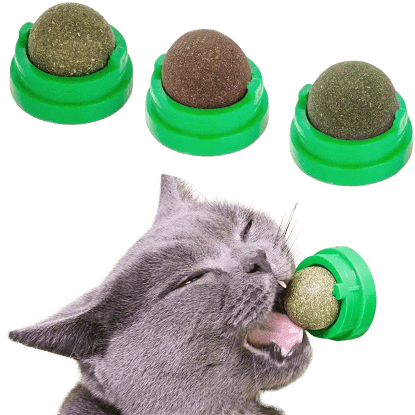 Catnip Balls That Stick To The Wall