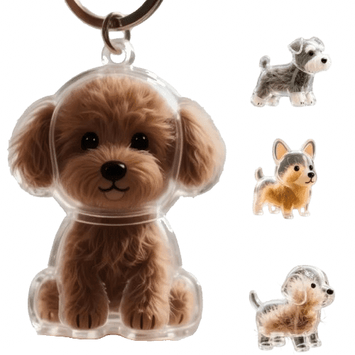 Pet Hair Keychain