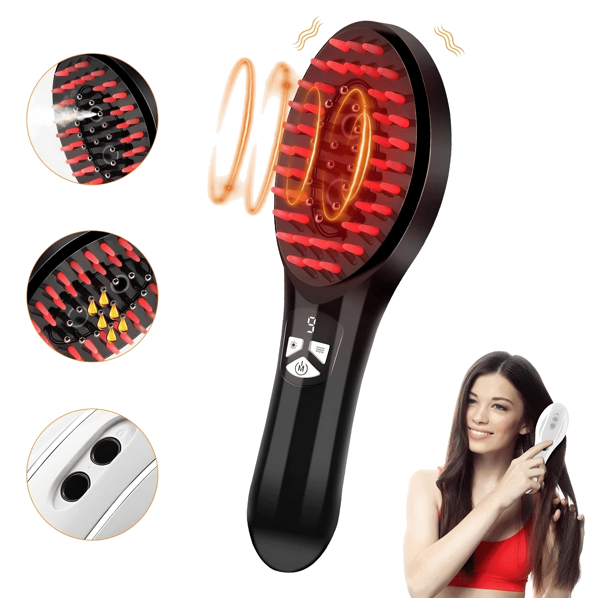 EMS Electric Spray Massage Comb