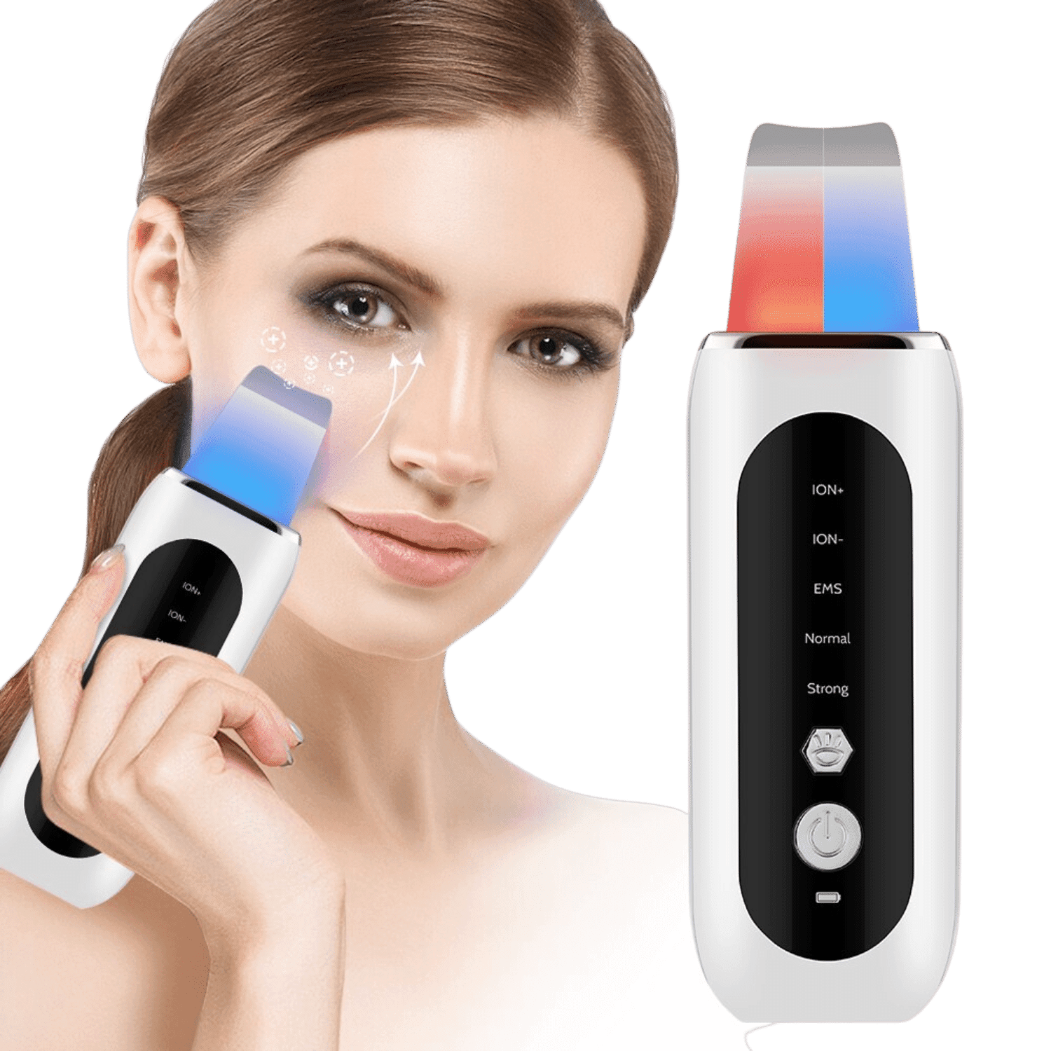 Ultrasonic Face Skin Scrubber EMS