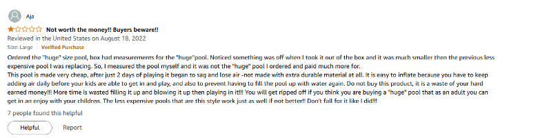Bad Reviews Due To Bad Product Title