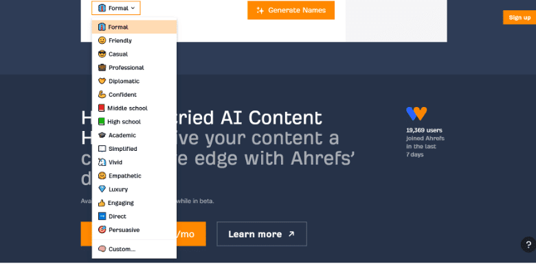 Ahrefs Product Title Builder 3
