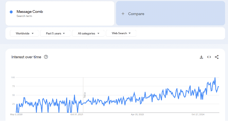 Google Trends Massage Comb Beauty Winning Product